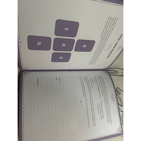 Tarot Workbook 
A Guide to Understand Card Meanings & Spreads
By Rebecca Falcon - Picture 8 of 15